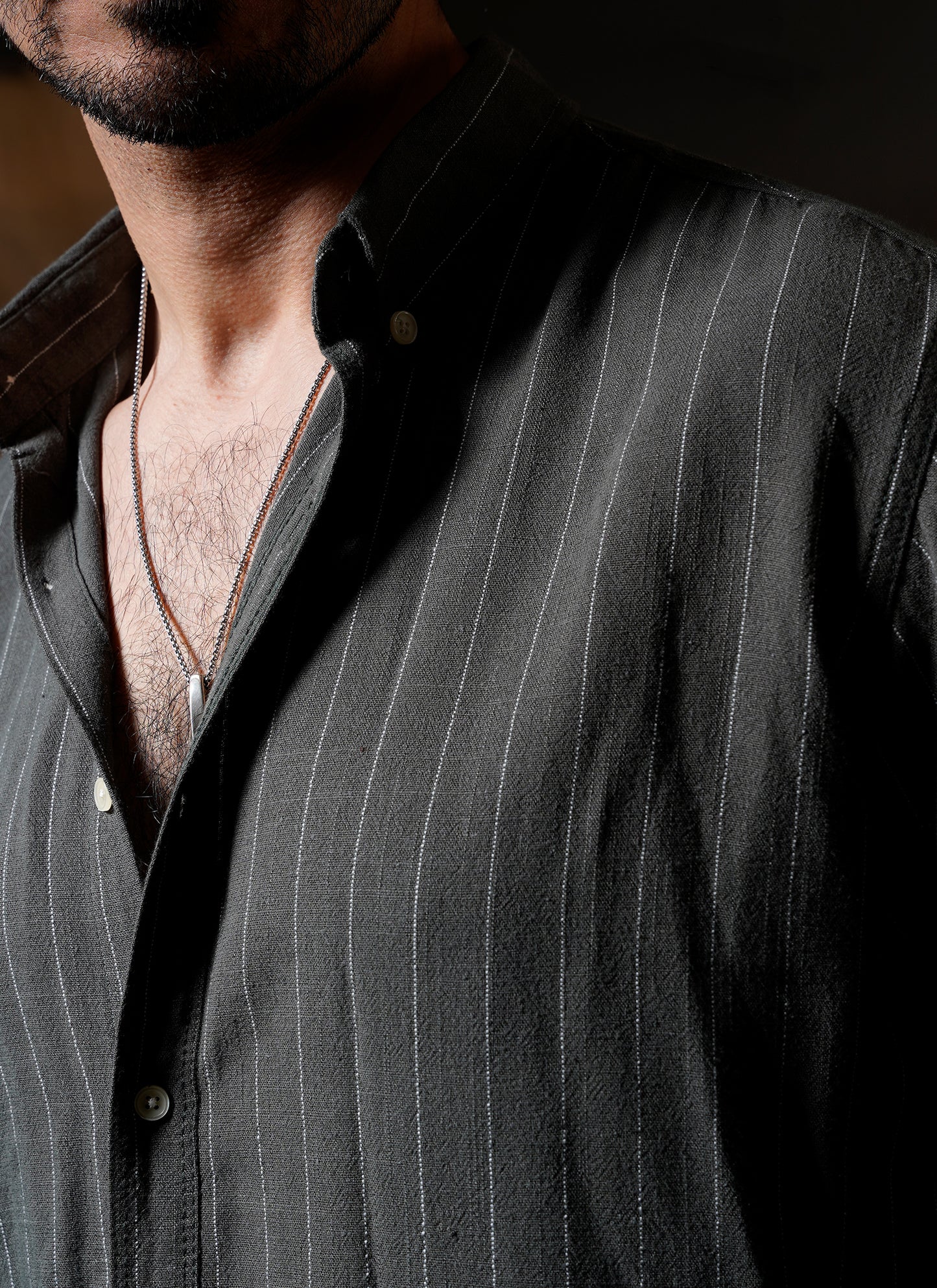 Striped Pure Linen Shirt