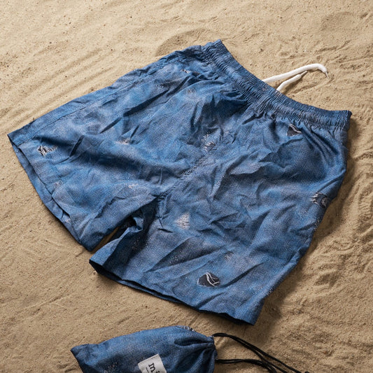 Denim Swim Shorts