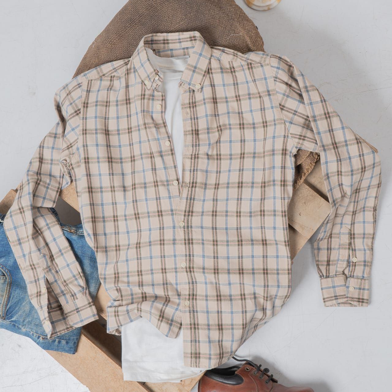 Linen Caro Shirt
