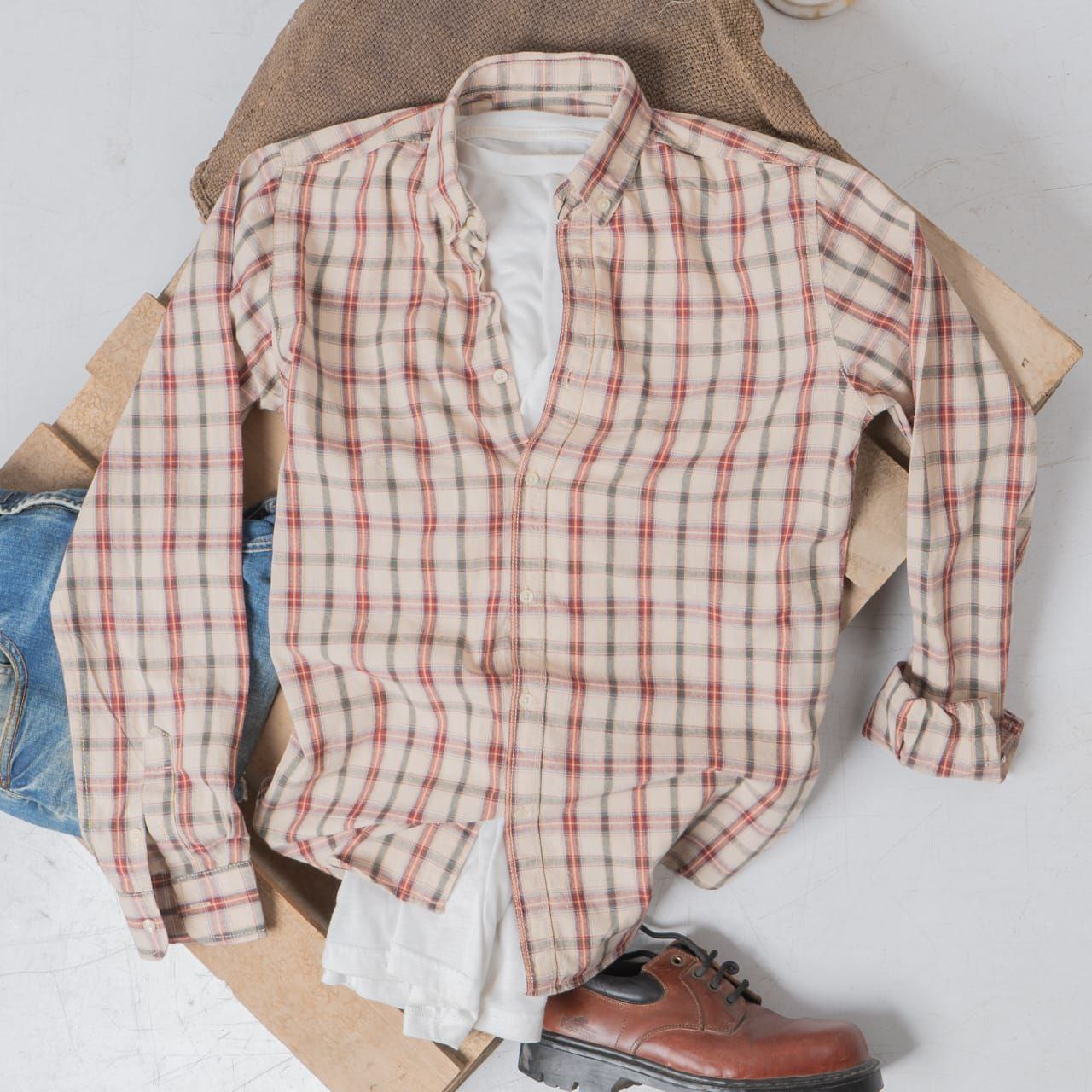 Linen Caro Shirt