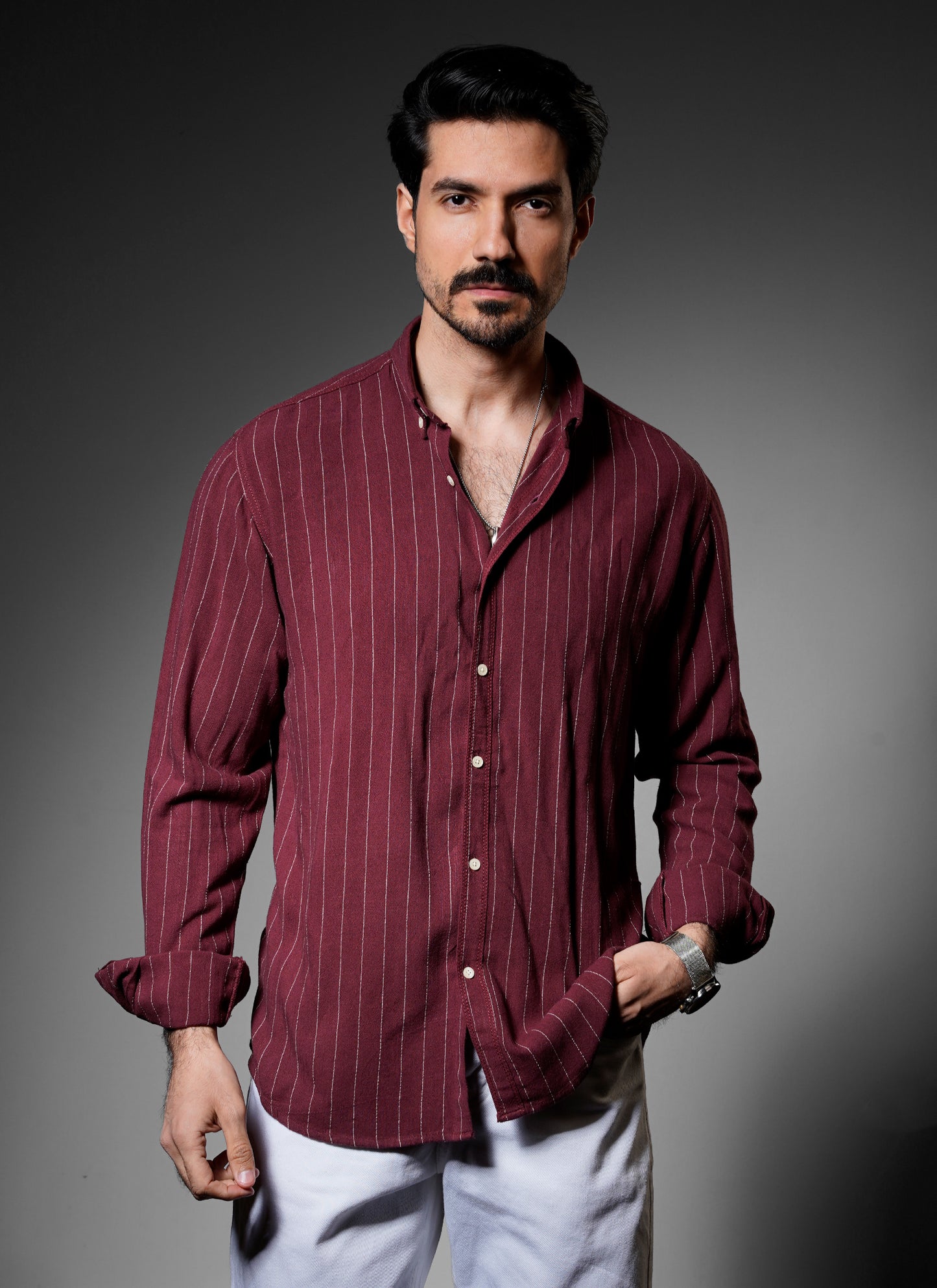 Striped Pure Linen Shirt