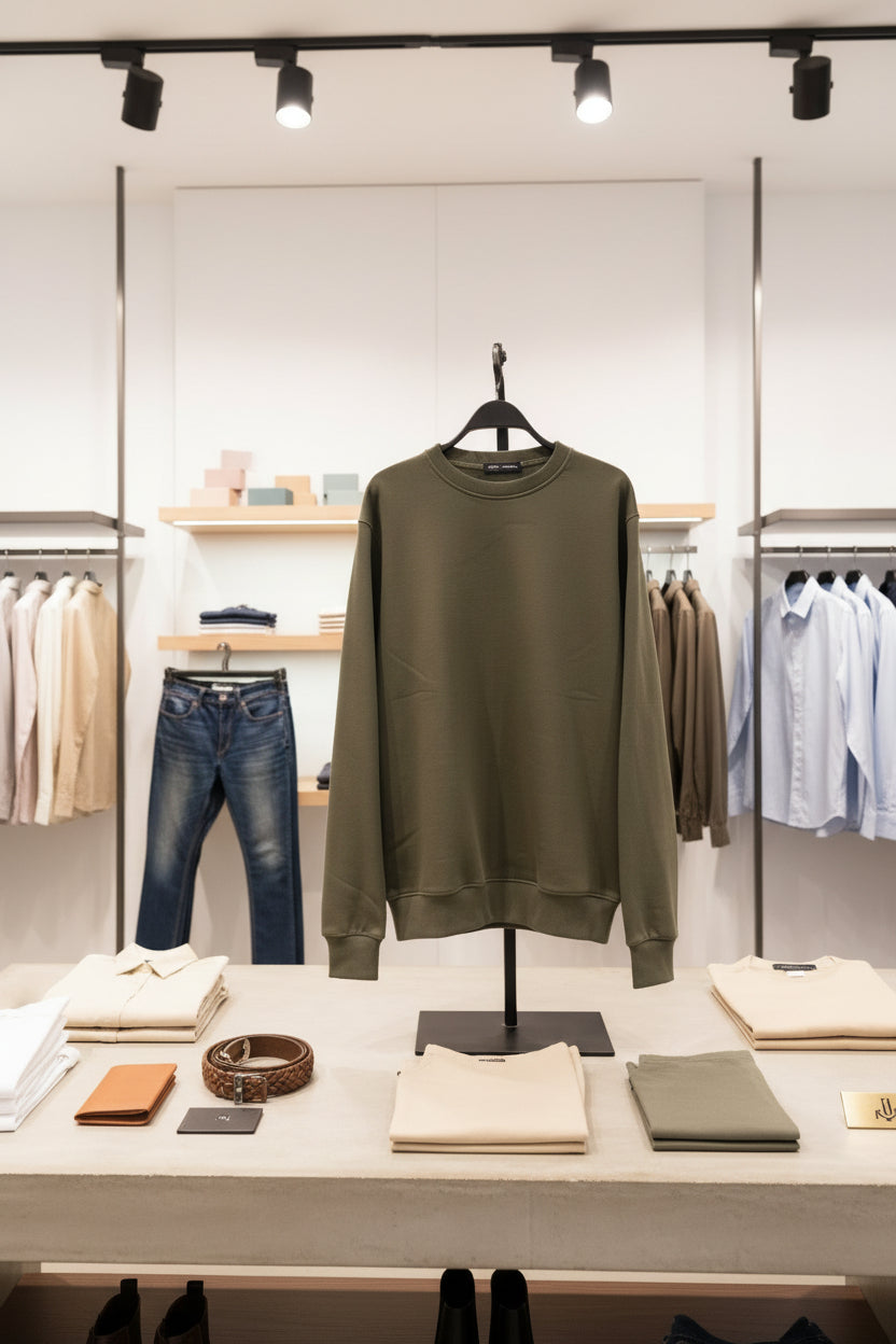 Round Basic  SweatShirt