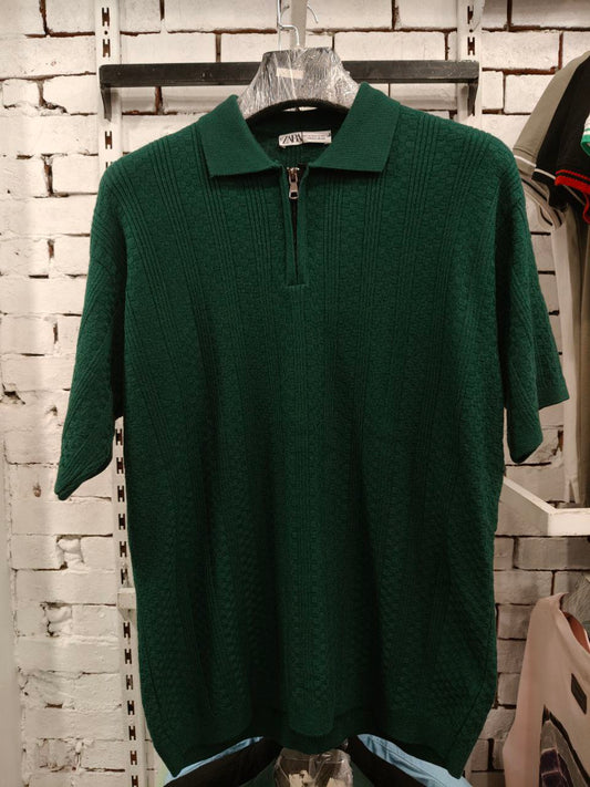 Half-Zip Retro Polo